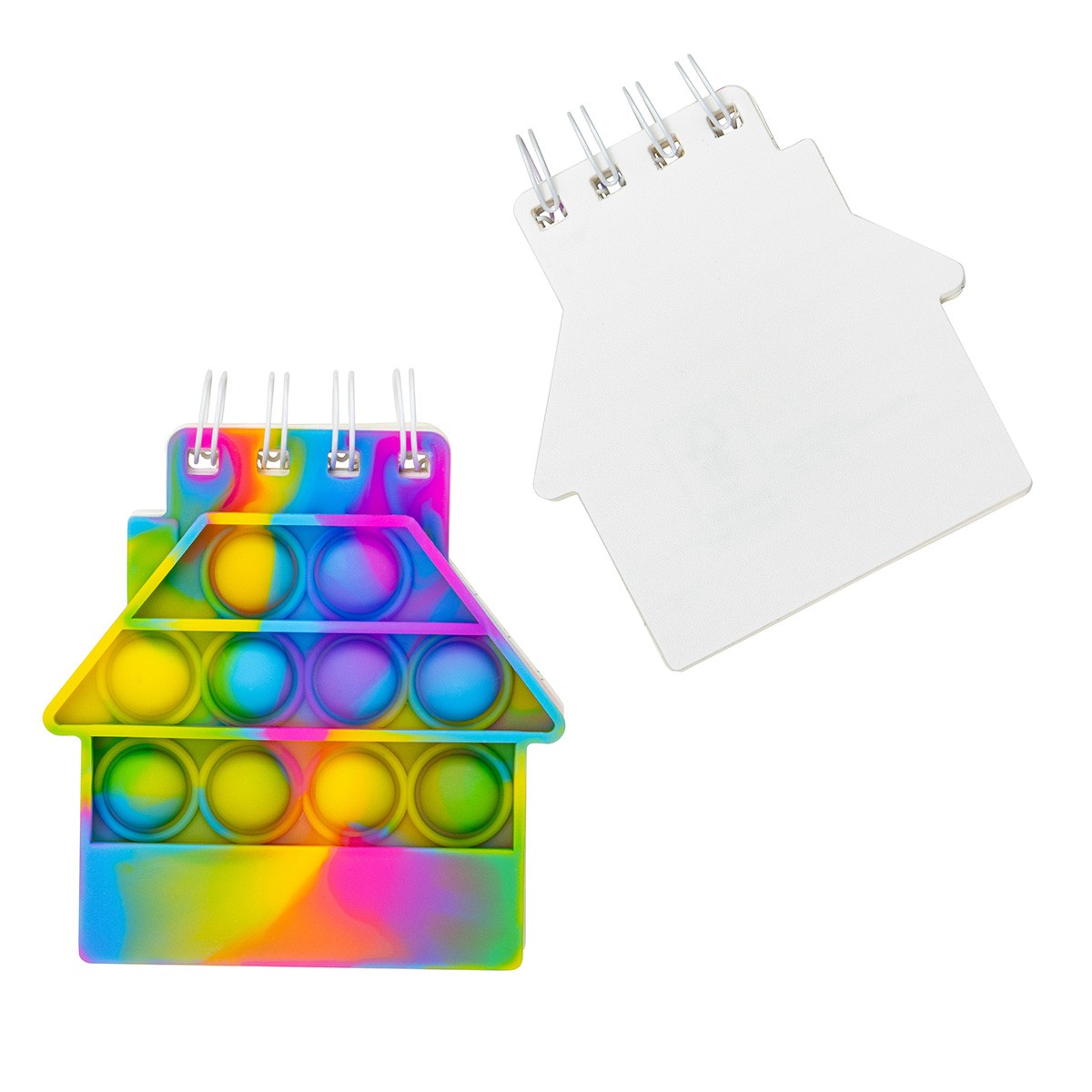 Picture of House Spiral Notebook Push Pop
