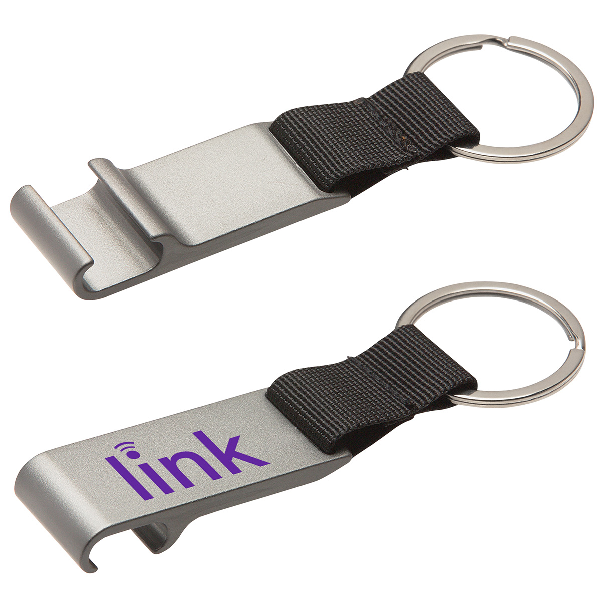 Picture of Aluminum Bottle Opener with Key Ring