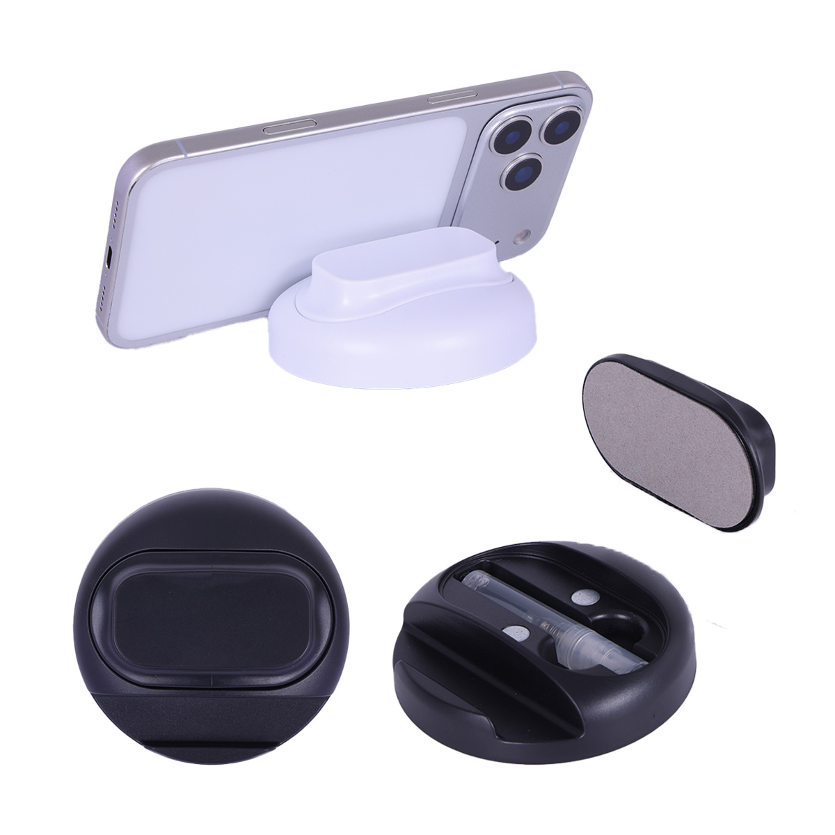Picture of Asana Phone Stand with Built-In Screen Cleaner & Spray