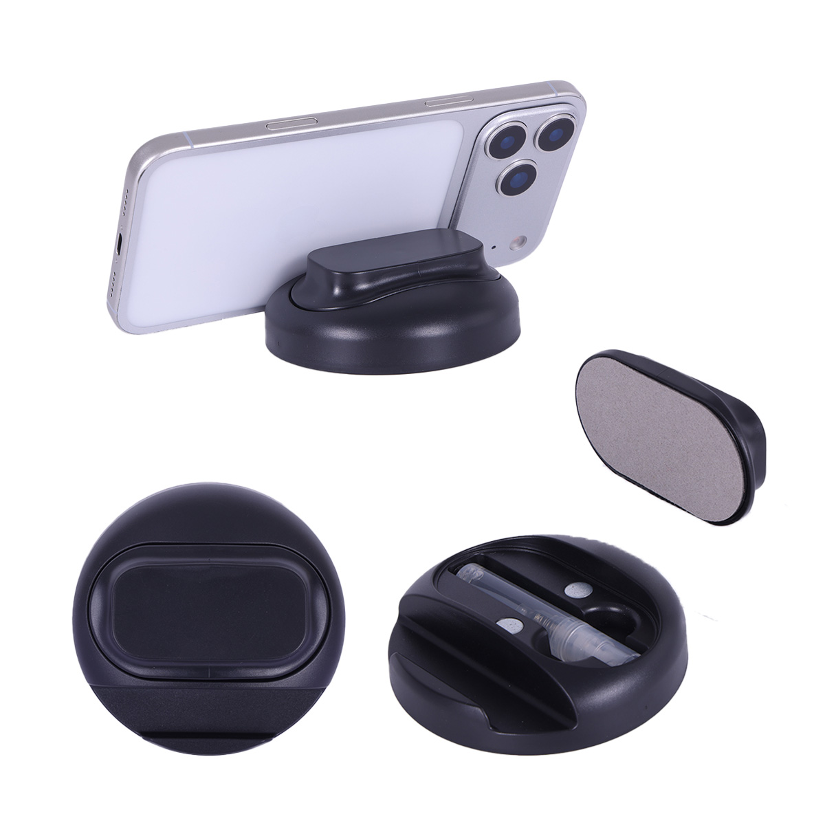Picture of Asana Phone Stand with Built-In Screen Cleaner & Spray