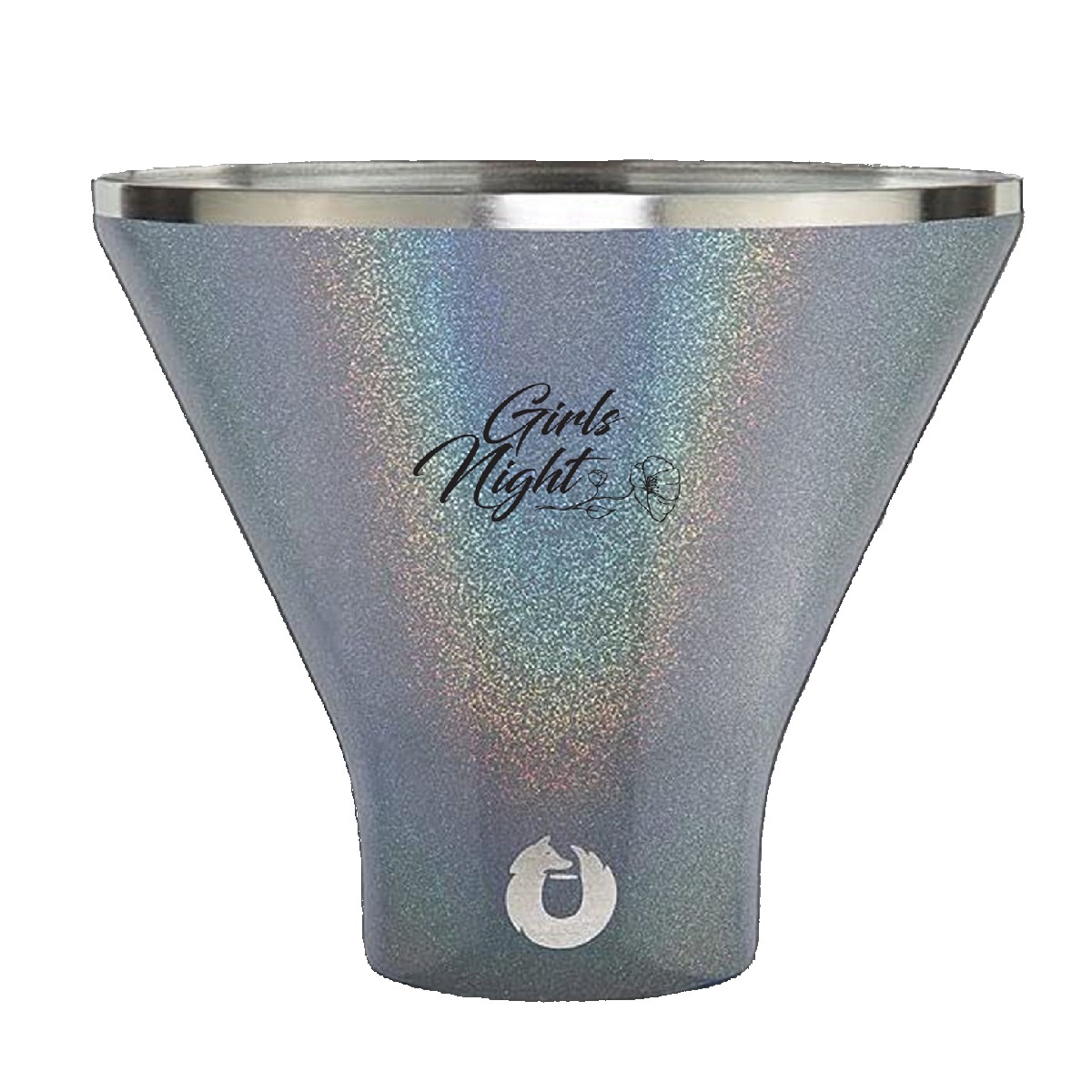 Picture of Snowfox® 8 oz. Shimmer Martini Tumbler