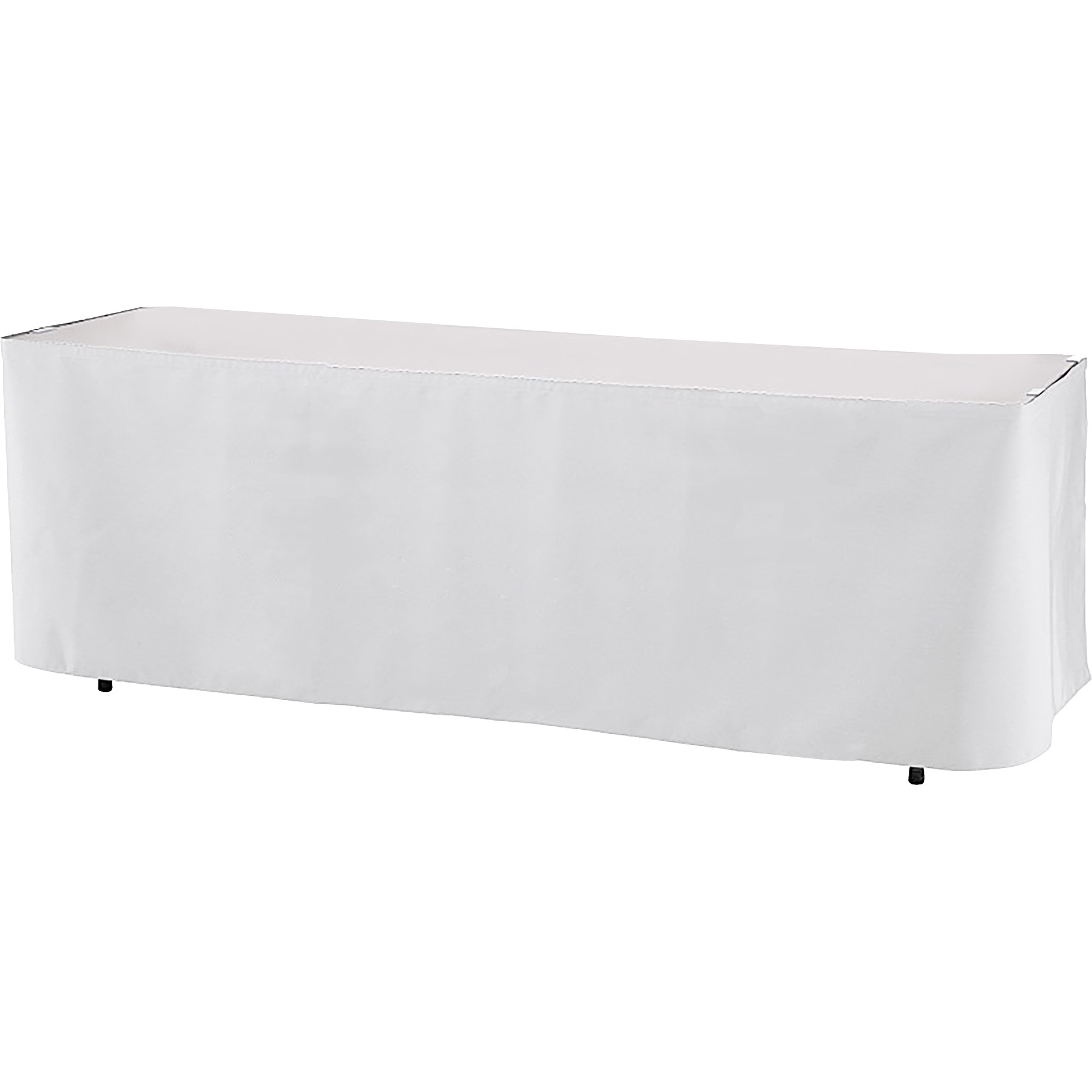 Picture of Premium Polyester, All Over Full color Table Skirt, 3 sided 8'