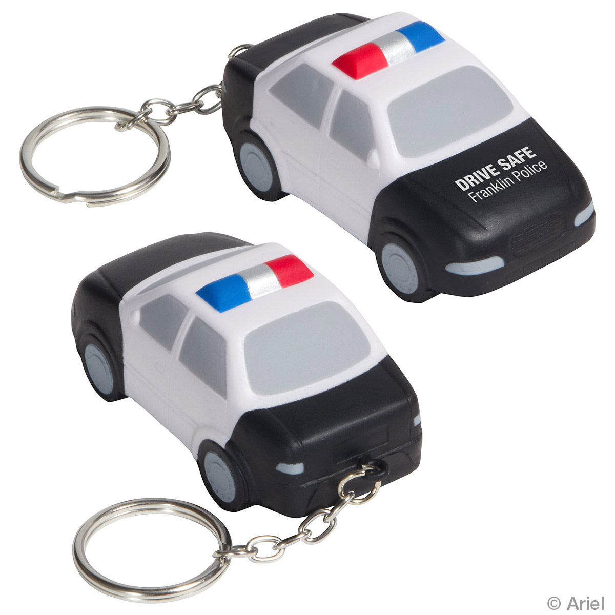 Picture of Police Car Stress Reliever Key Chain