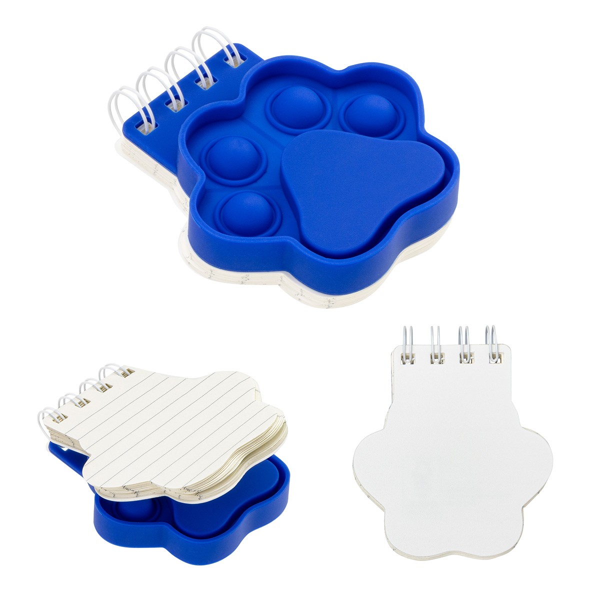 Picture of Paw Spiral Notebook Push Pop