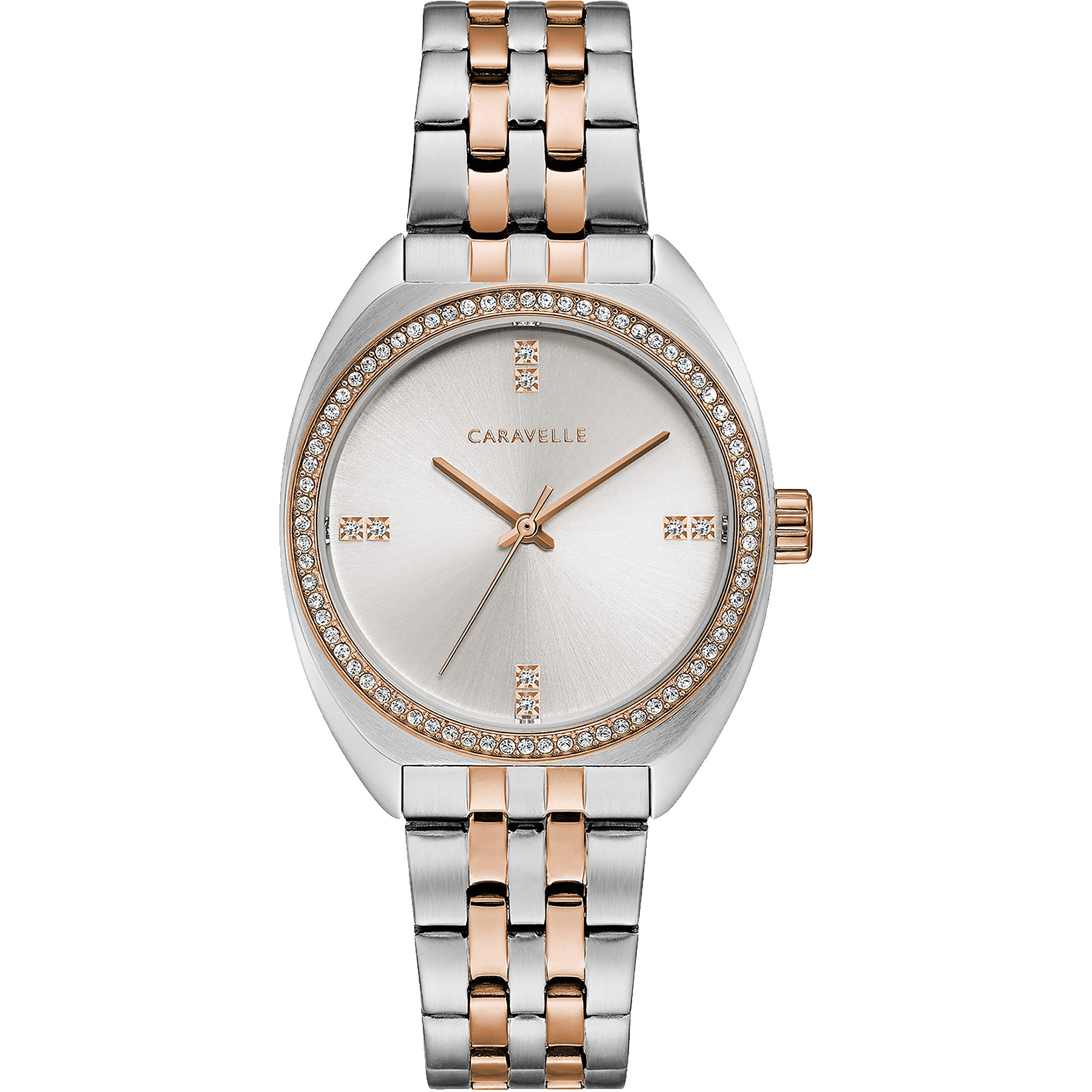 Picture of Caravelle by Bulova Ladies Retro Two Tone Stainless Steel Bracelet Watch
