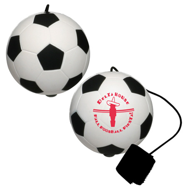 Picture of Soccer Ball Stress Reliever Yo-Yo Bungee
