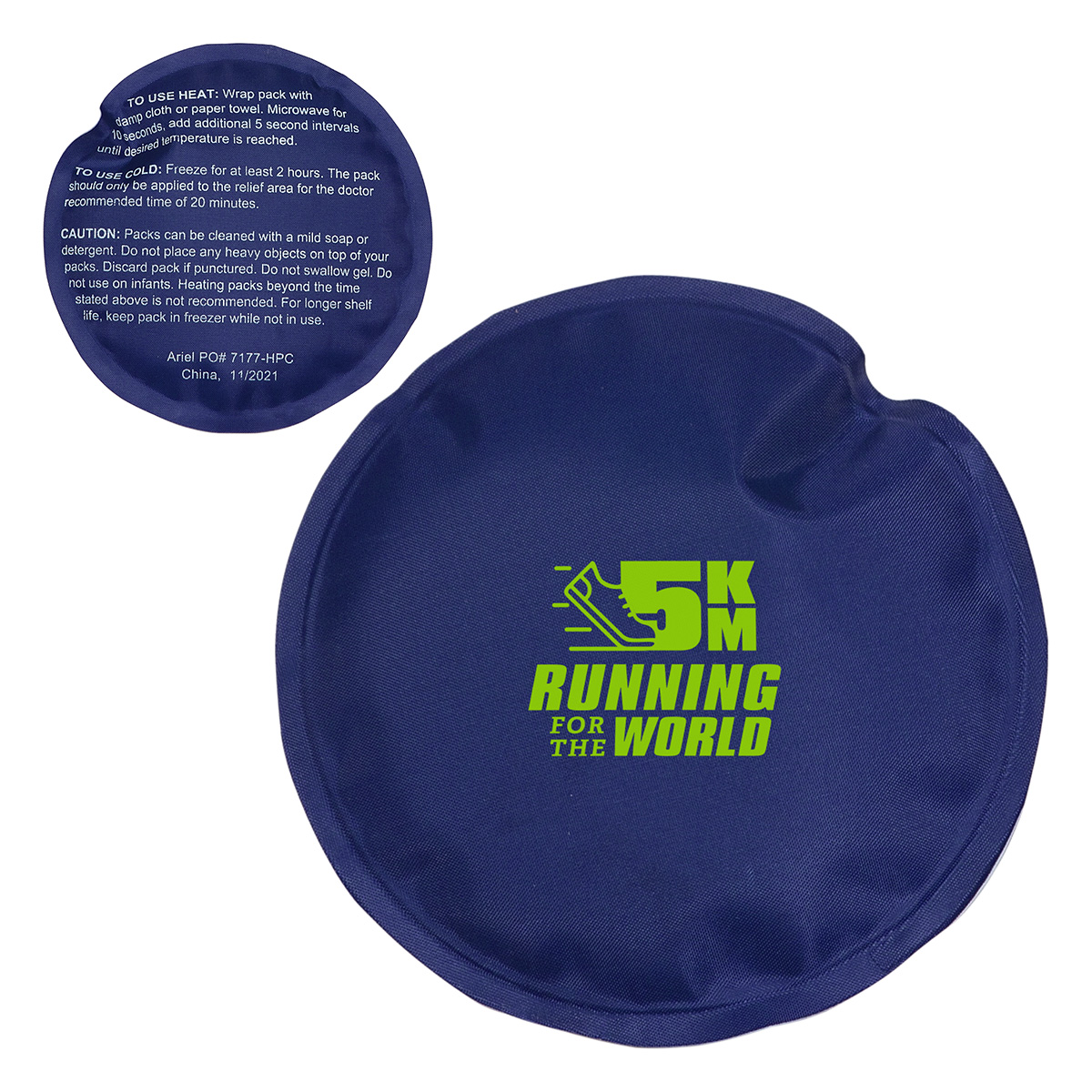 Picture of Round Nylon-Covered Hot/Cold Pack