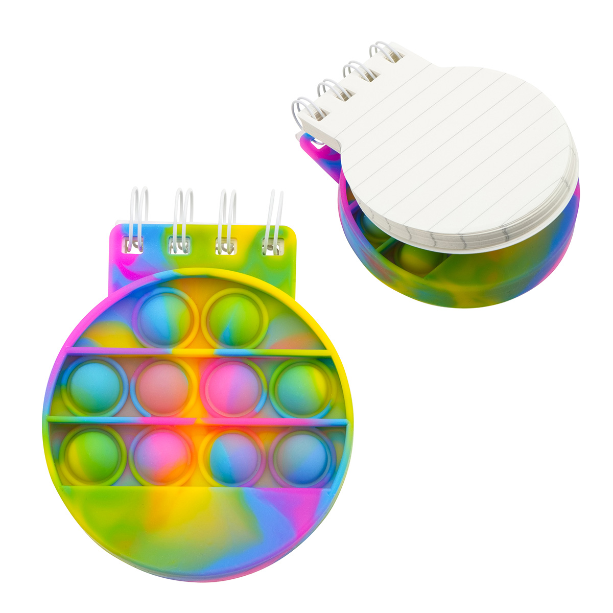 Picture of Round Spiral Notebook Push Pop