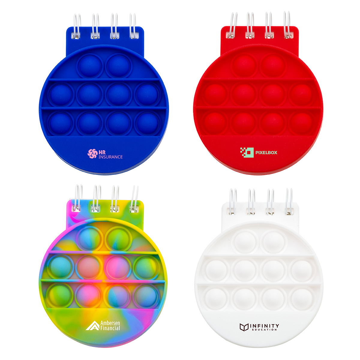 Picture of Round Spiral Notebook Push Pop