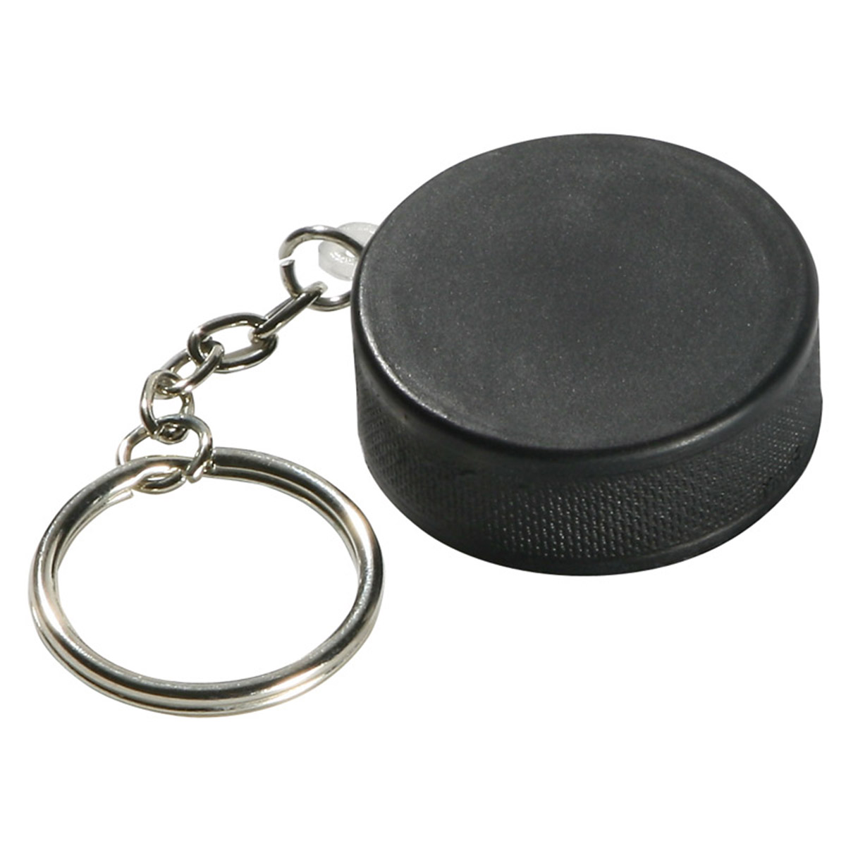 Picture of Hockey Puck Stress Reliever Key Chain