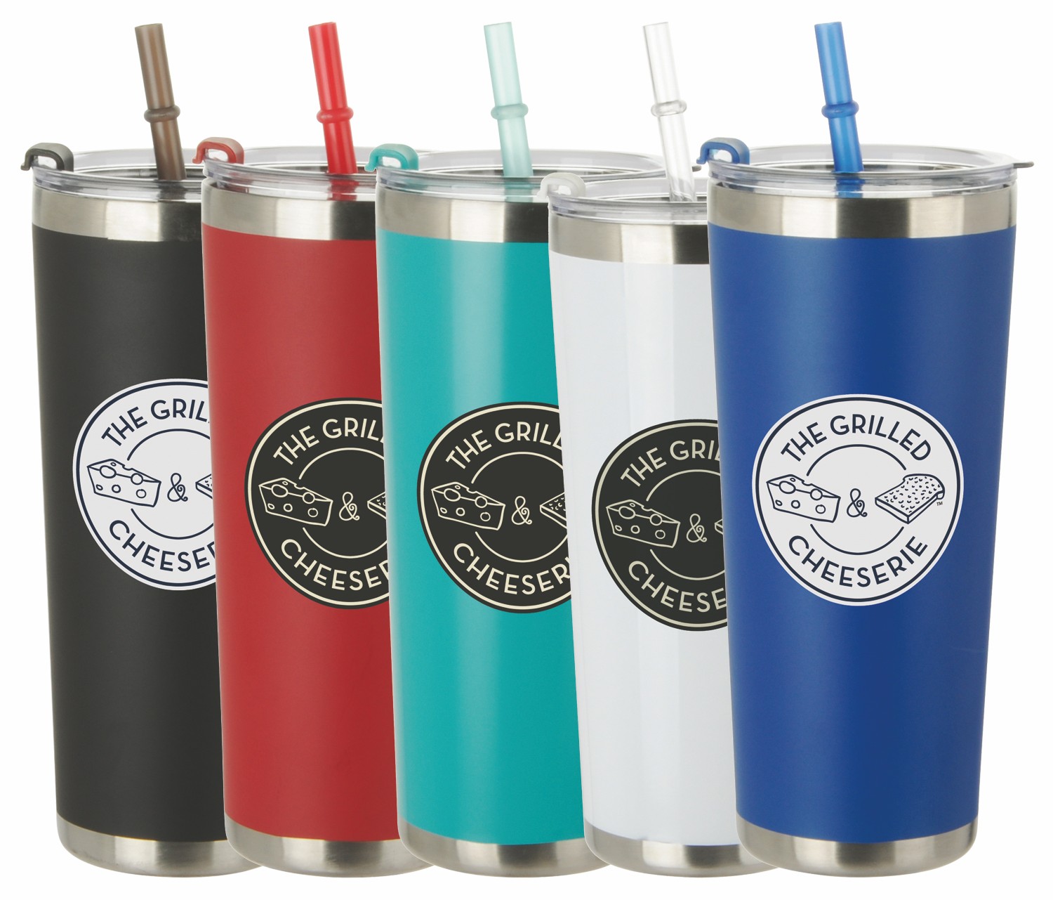 Picture of 20 Oz. Stainless Tumbler w/Straw