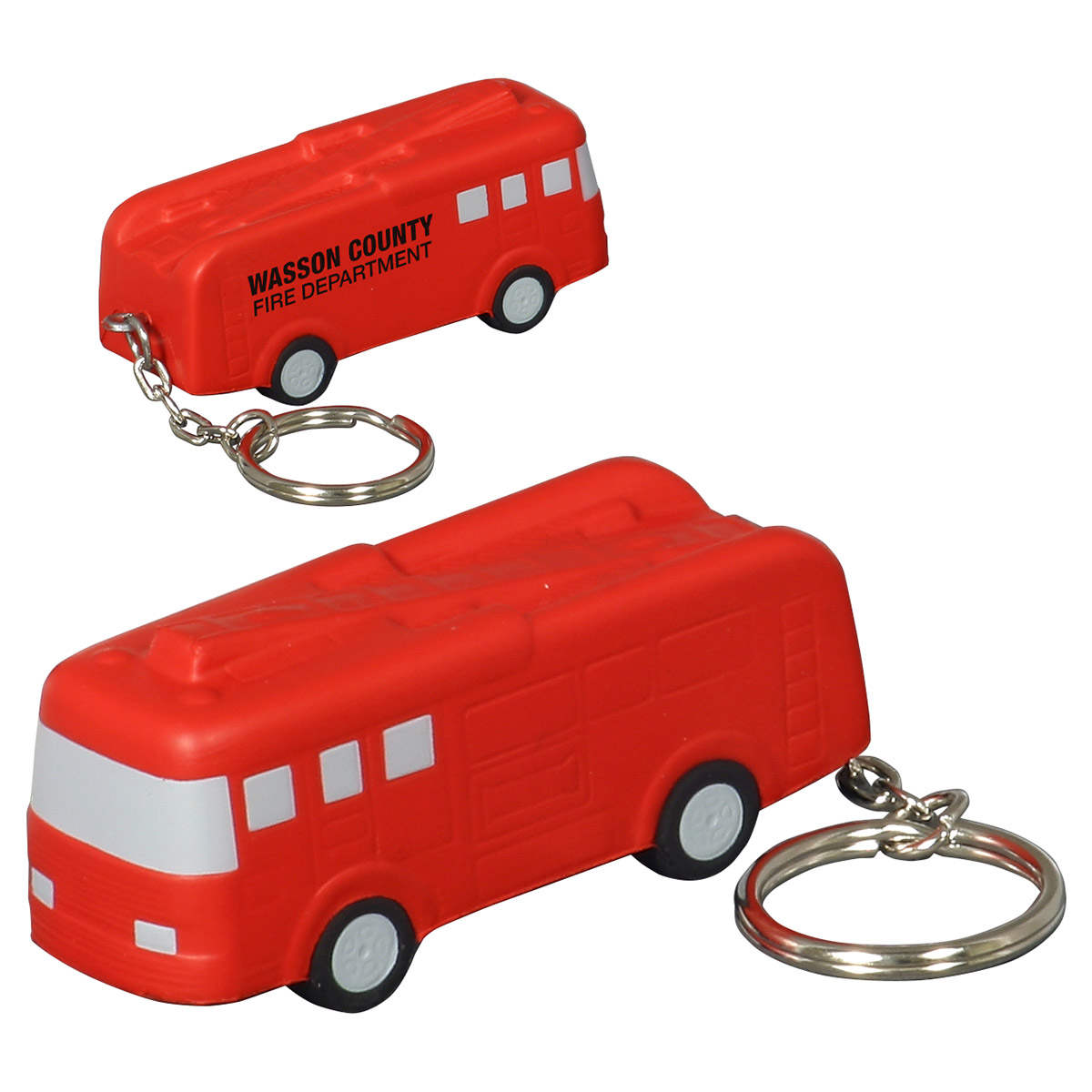 Picture of Fire Truck Stress Reliever Key Chain