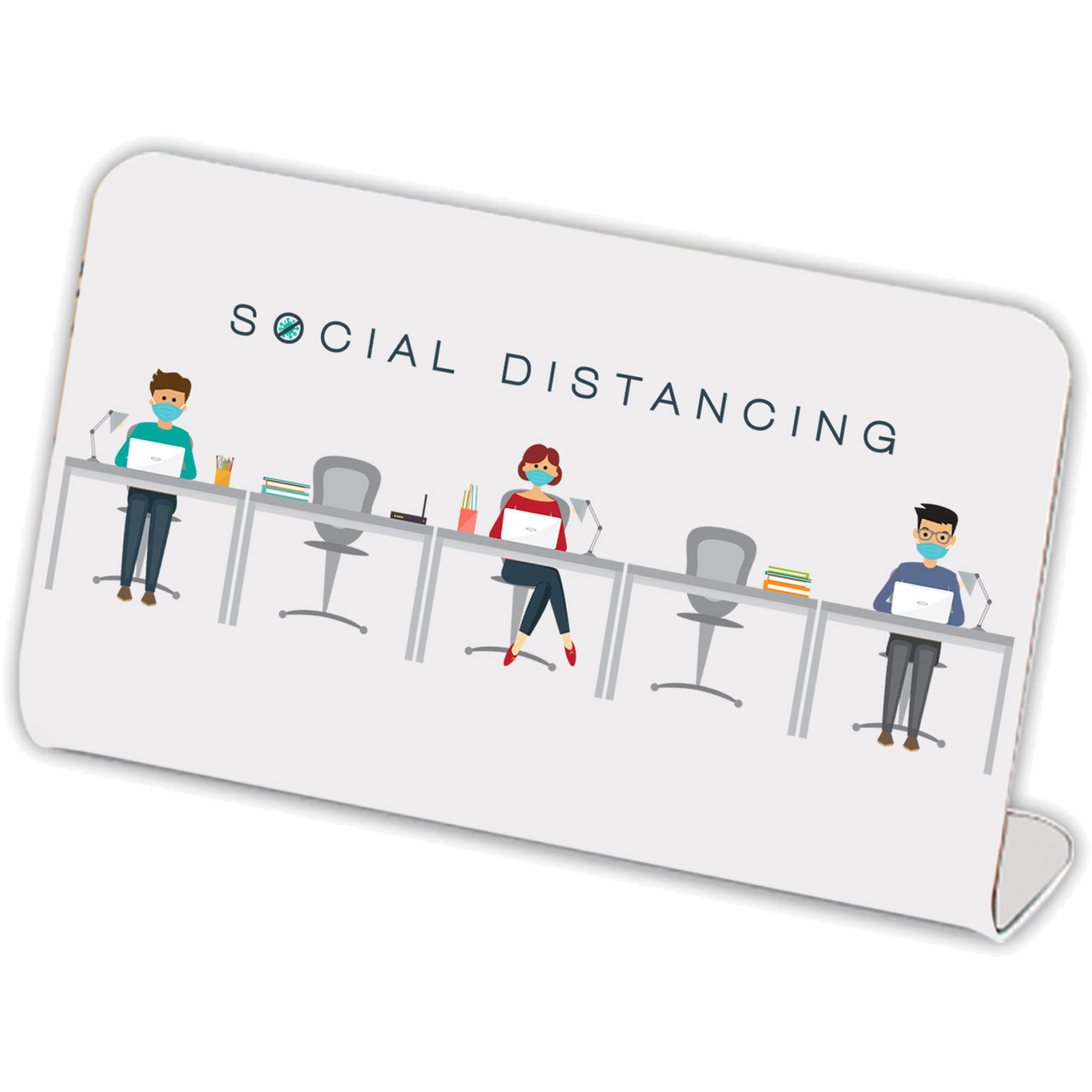 Picture of Economy Plastic Signs: 10-25 sq. in.