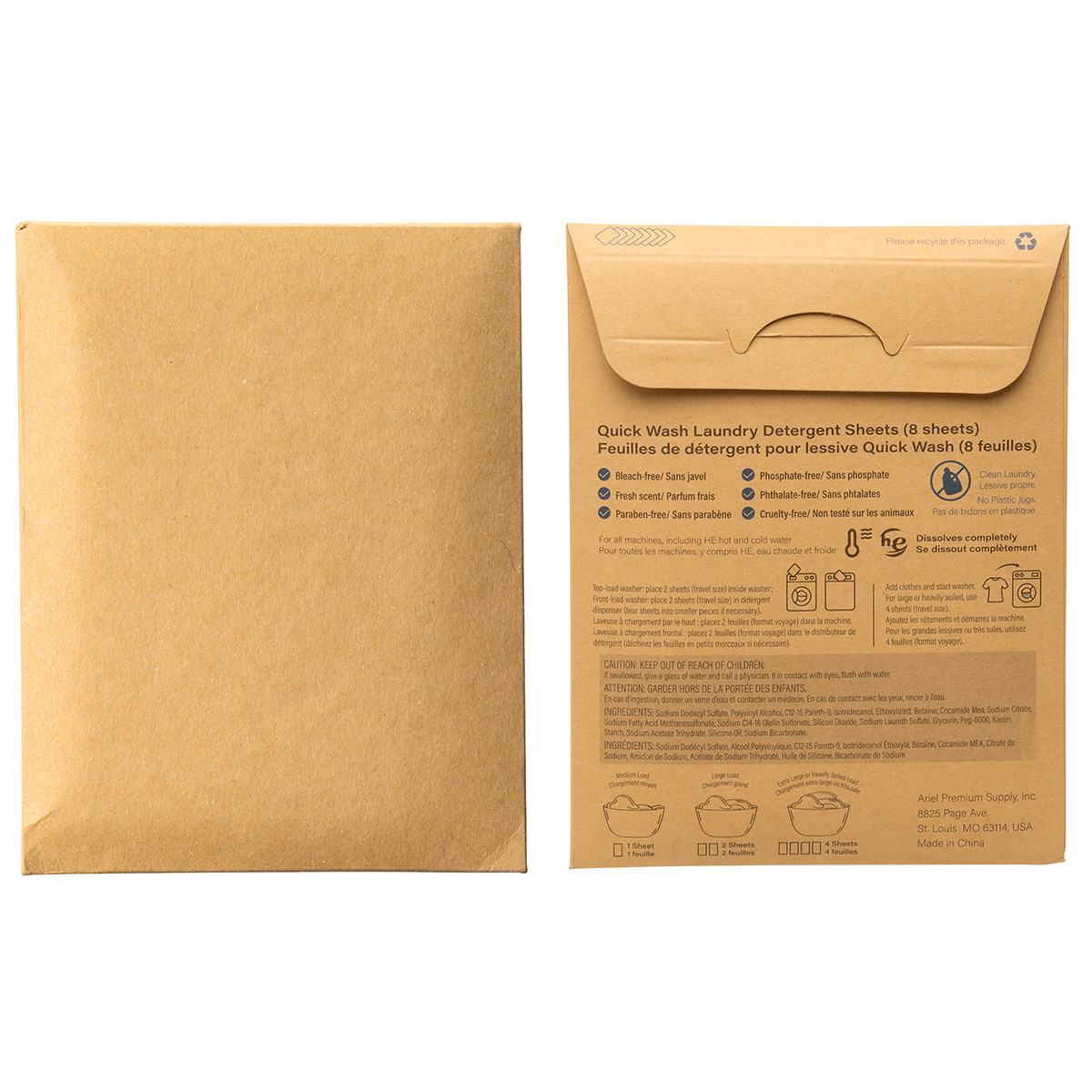 Picture of Quick Wash Laundry Detergent Sheets