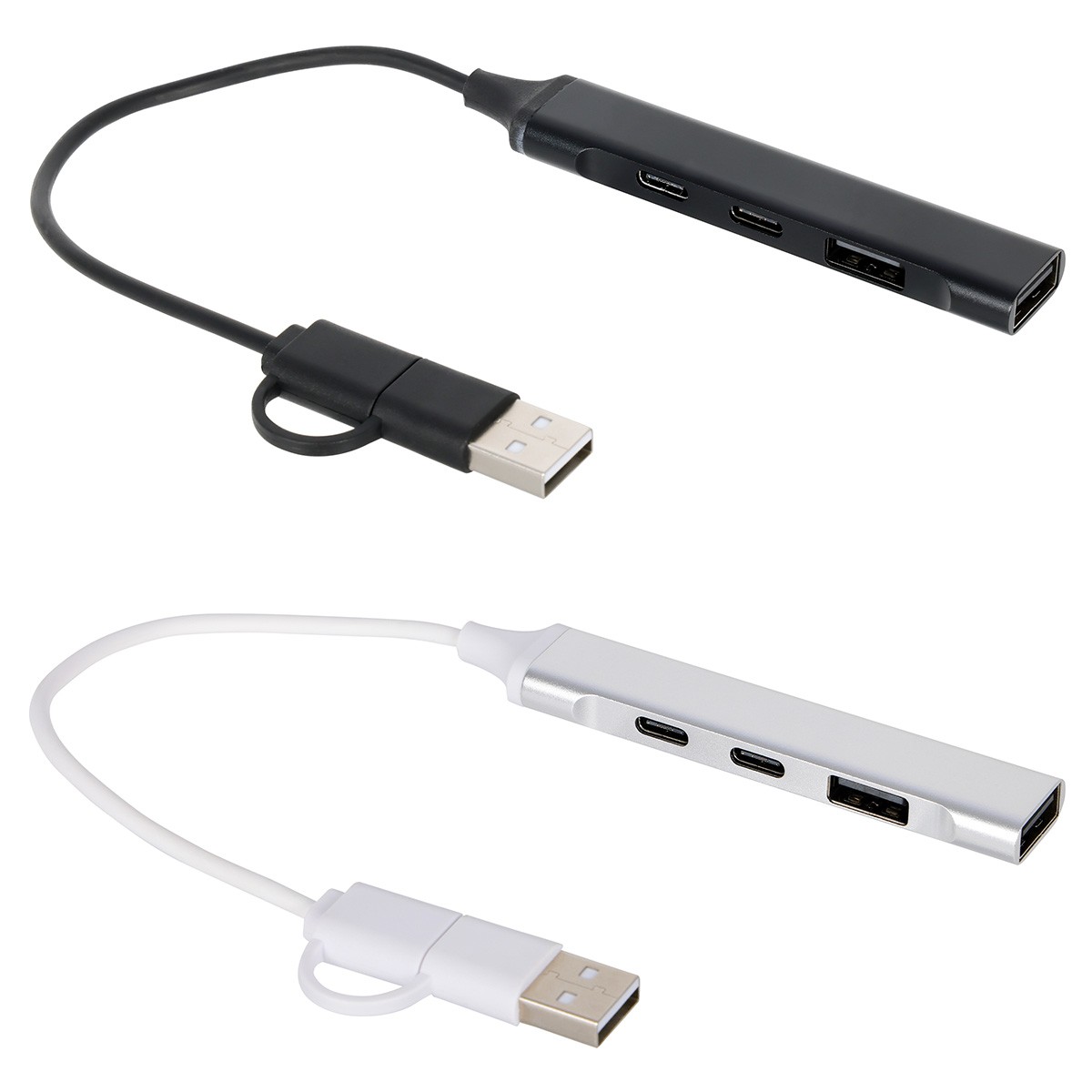 Picture of Sprint Recycled Aluminum 4-Port USB-A and USB-C Hub