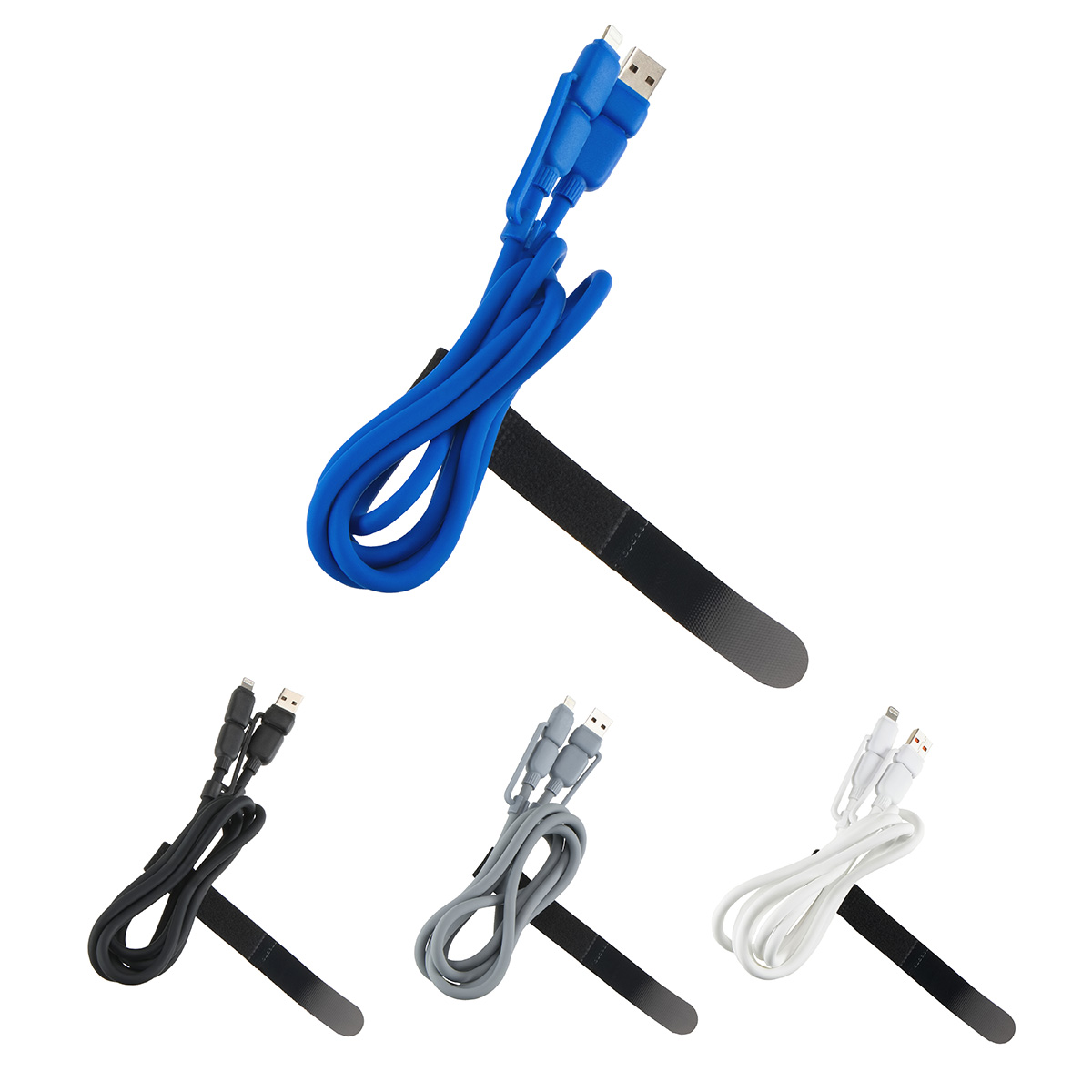 Picture of Torque Flex 4-in-1 60W PD 59" Silicone Charging Cable