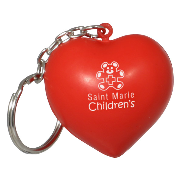 Picture of Valentine Heart Stress Reliever Key Chain