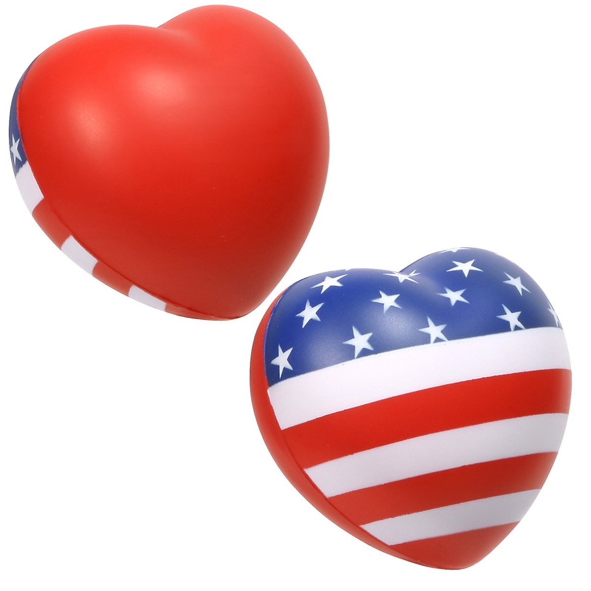 Picture of Patriotic Valentine Heart Stress Reliever