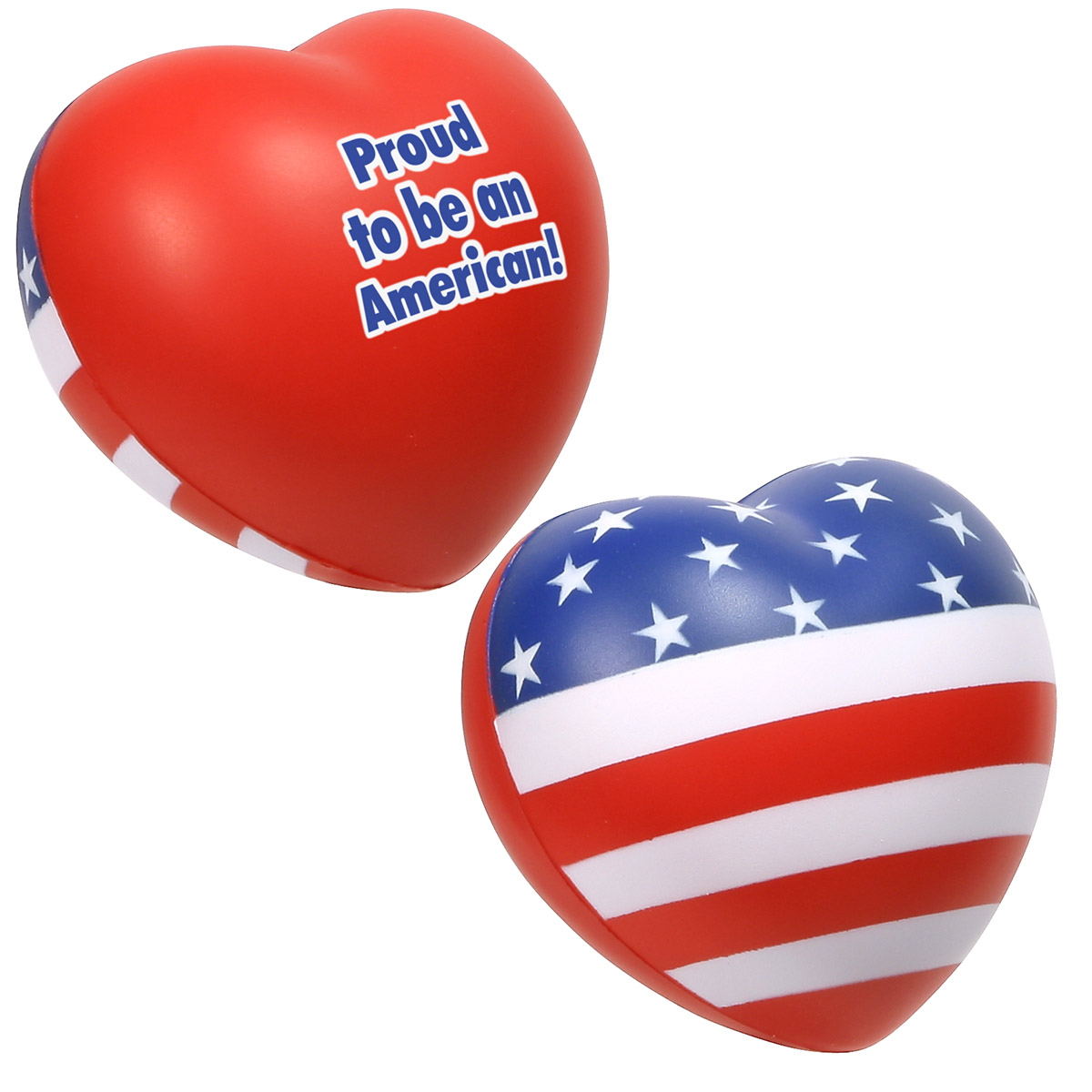 Picture of Patriotic Valentine Heart Stress Reliever
