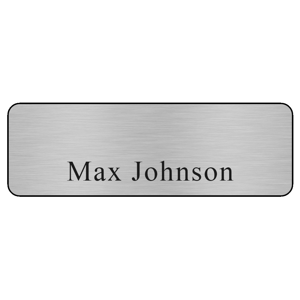 Picture of Hollywood Plastic Name Badge (Standard Size 1" x 3")