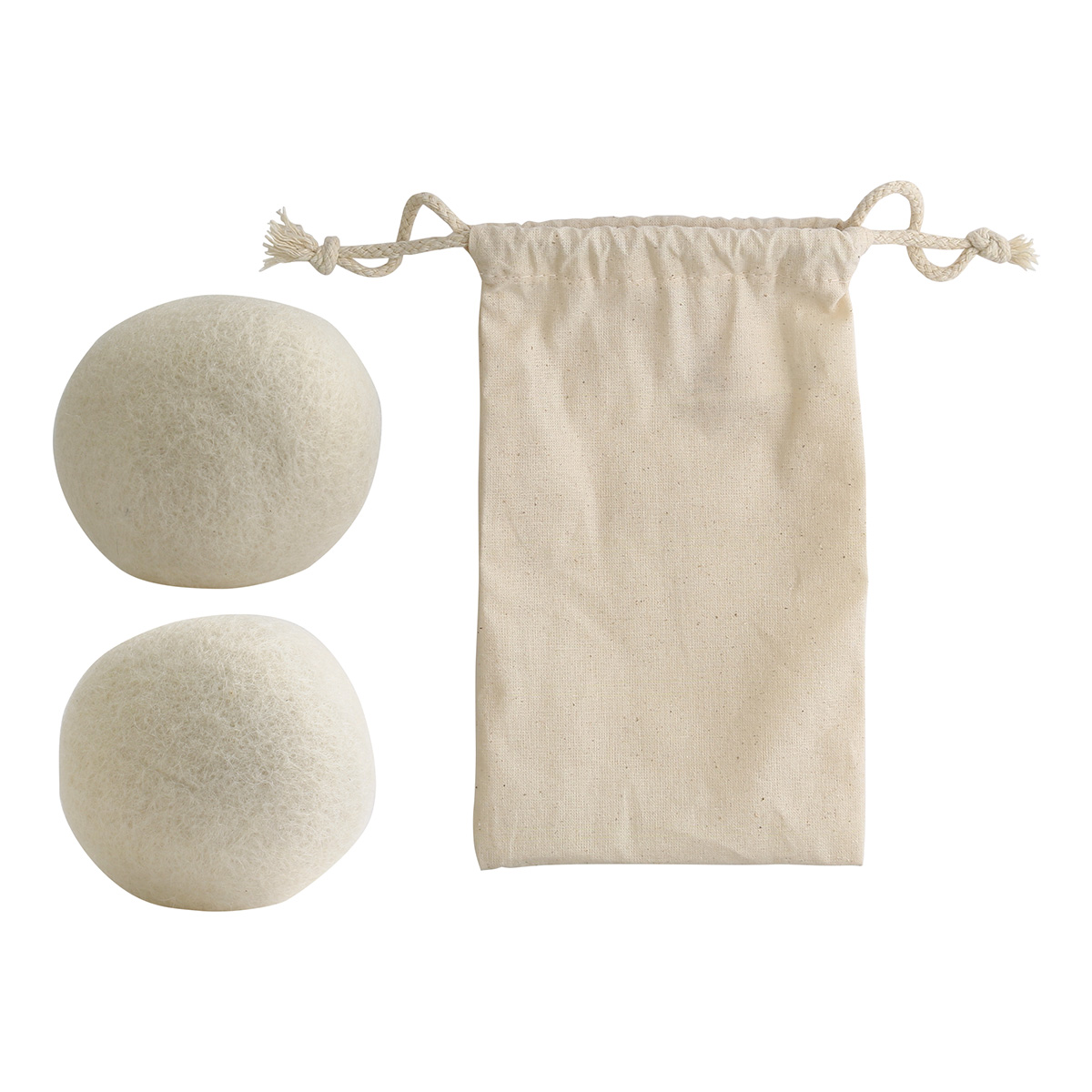 Picture of Toss 'N Dry 2-Piece Reusable Dryer Balls in Cotton Pouch