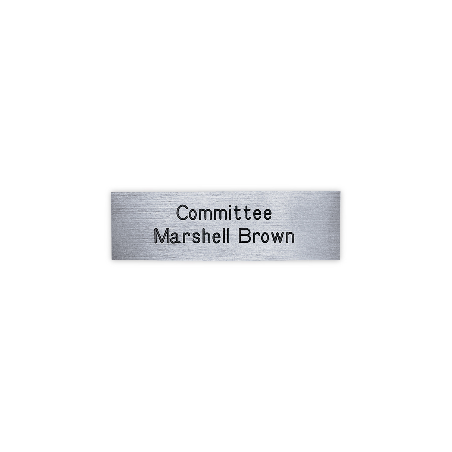 Picture of Los Angeles Custom Plastic Name Badge (Custom sized between 0 and 3 sq. in.)