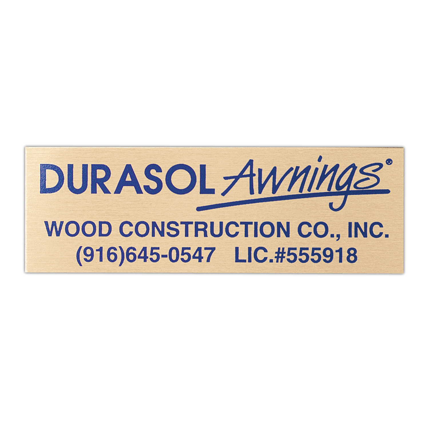 Picture of Metal Plates & Signage: 25-30 sq. in.