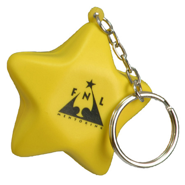 Picture of Star Stress Reliever Key Chain