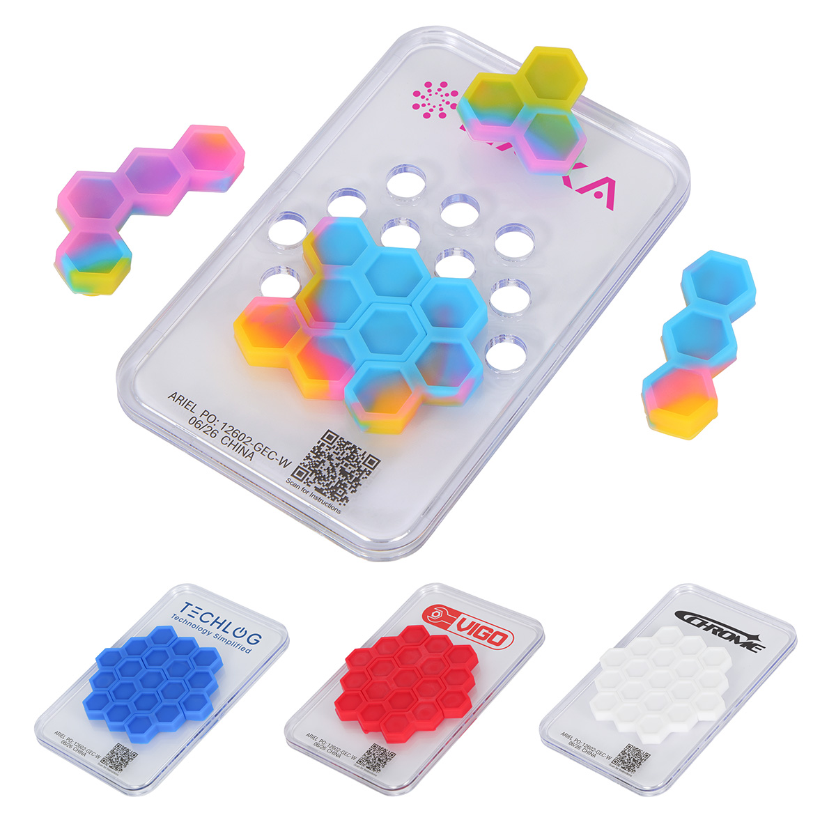 Picture of Hex Silicone Puzzle Set