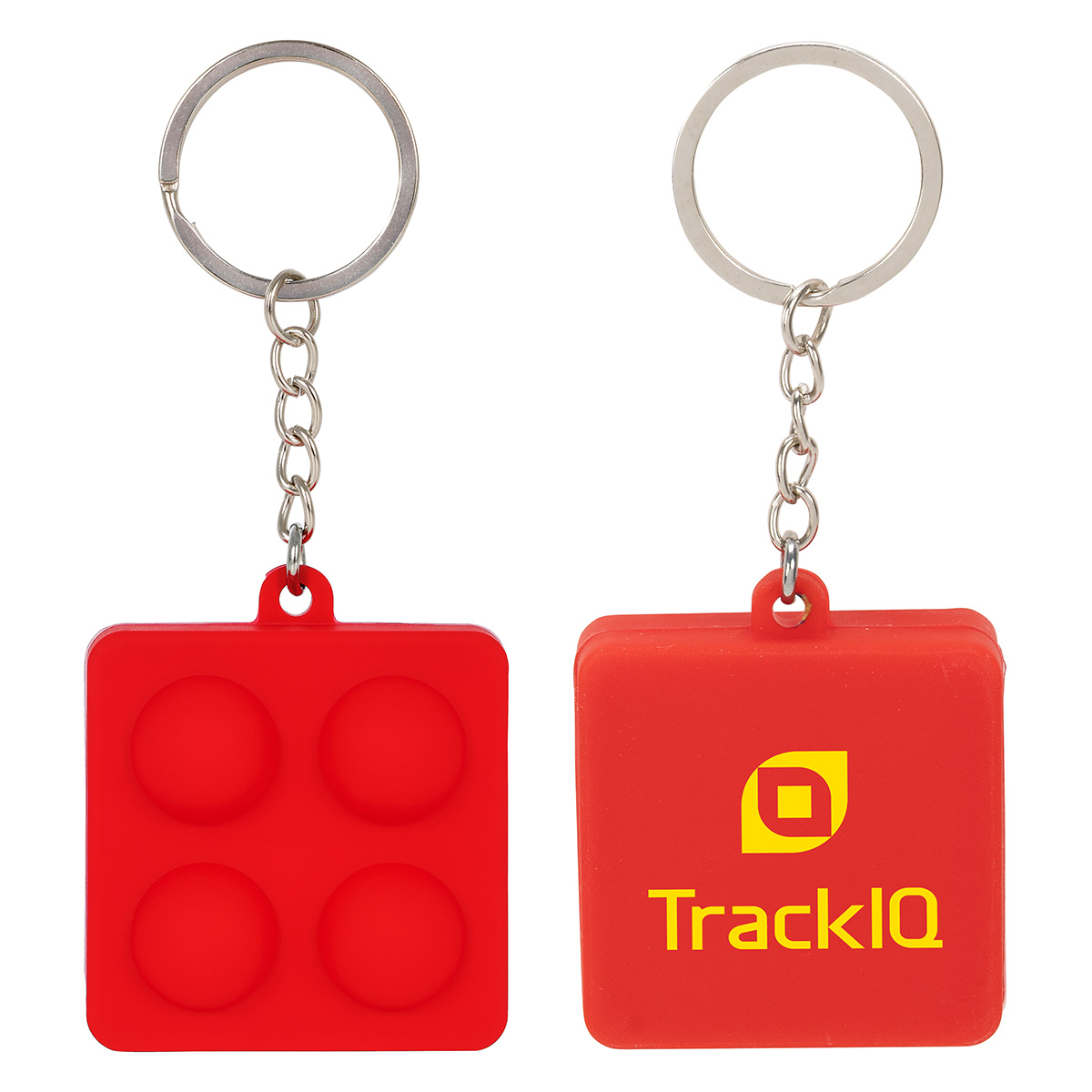 Picture of Square Push Pop Key Ring