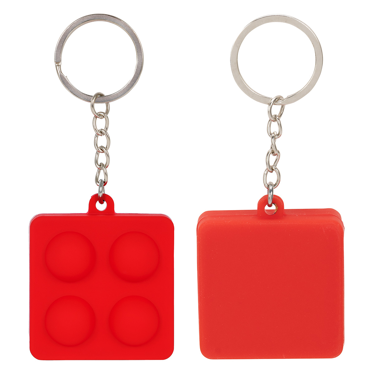 Picture of Square Push Pop Key Ring