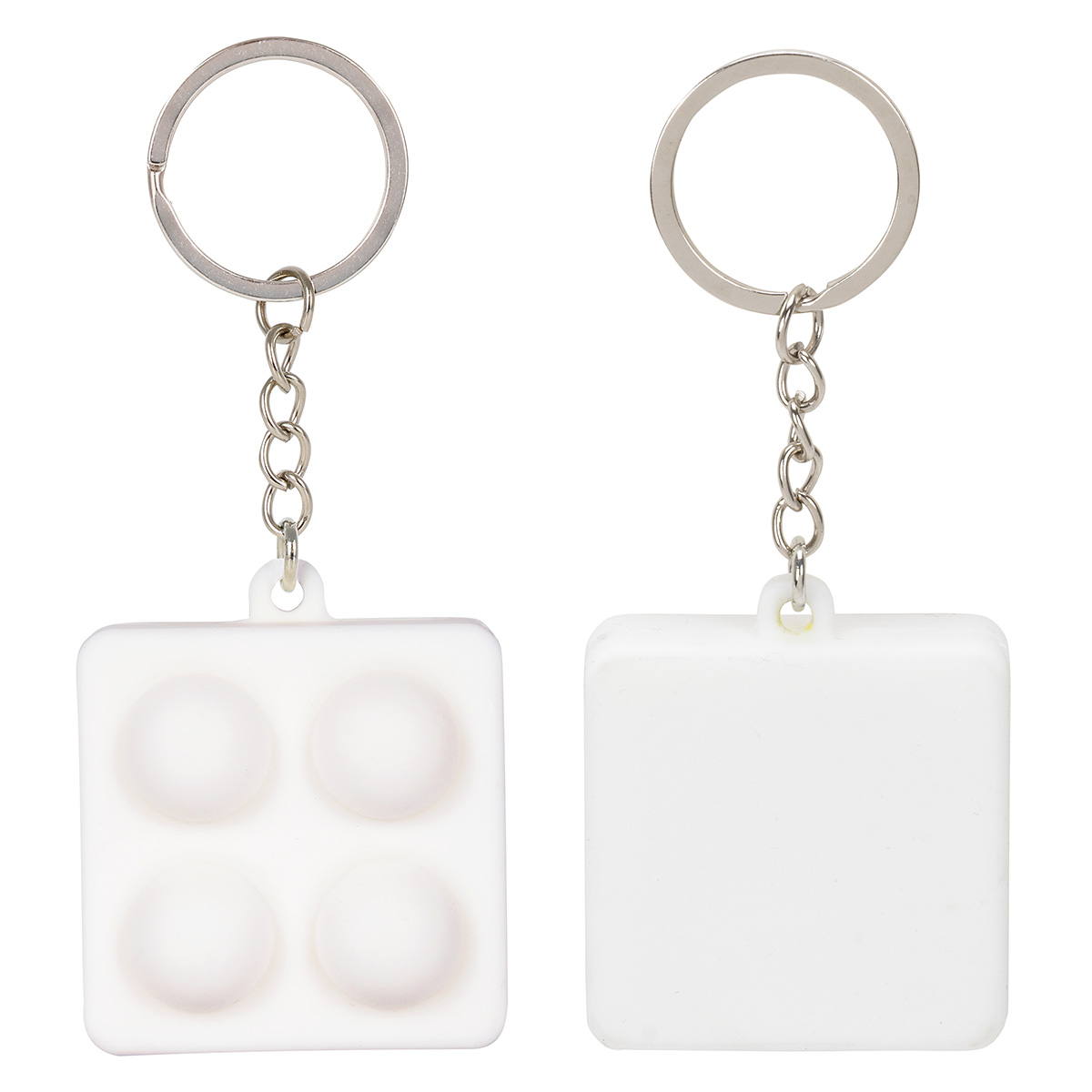 Picture of Square Push Pop Key Ring