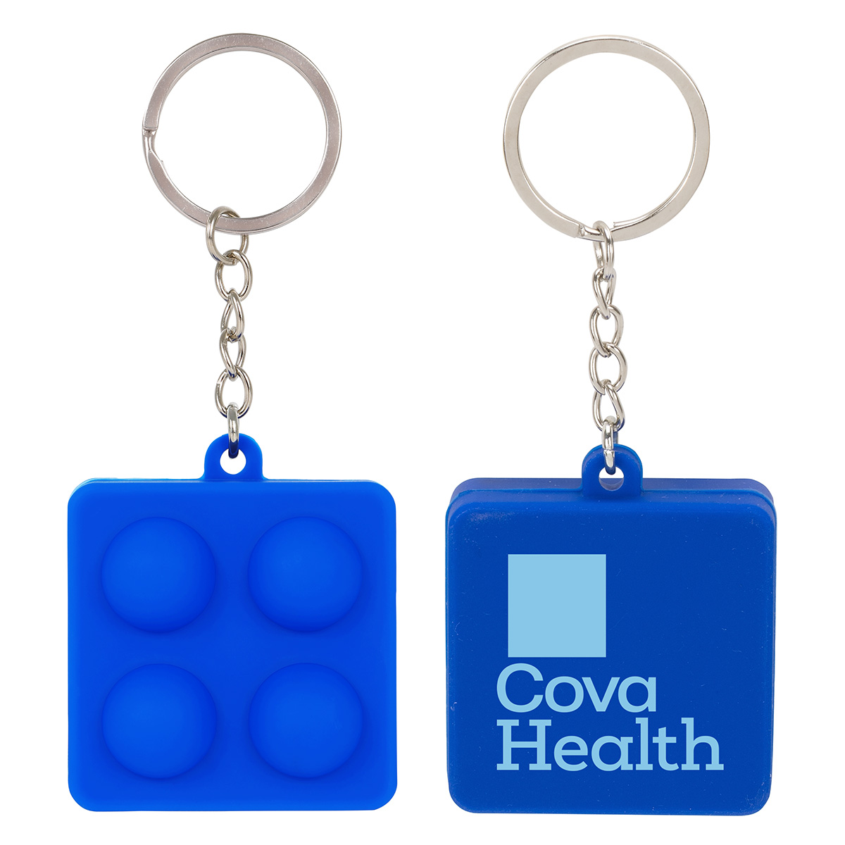Picture of Square Push Pop Key Ring