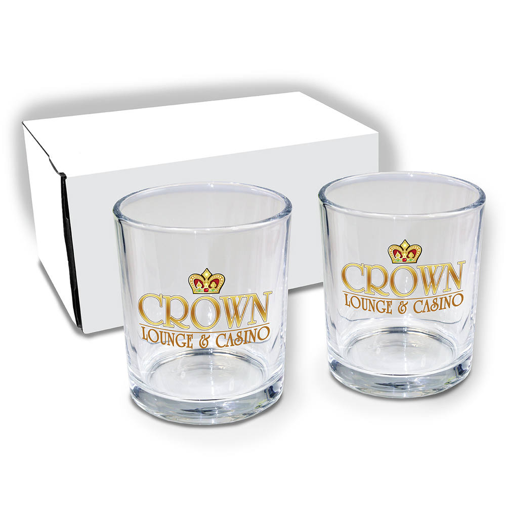 Picture of 11 oz. Rocks Glass, USA - Gift Set of 2, Full Color