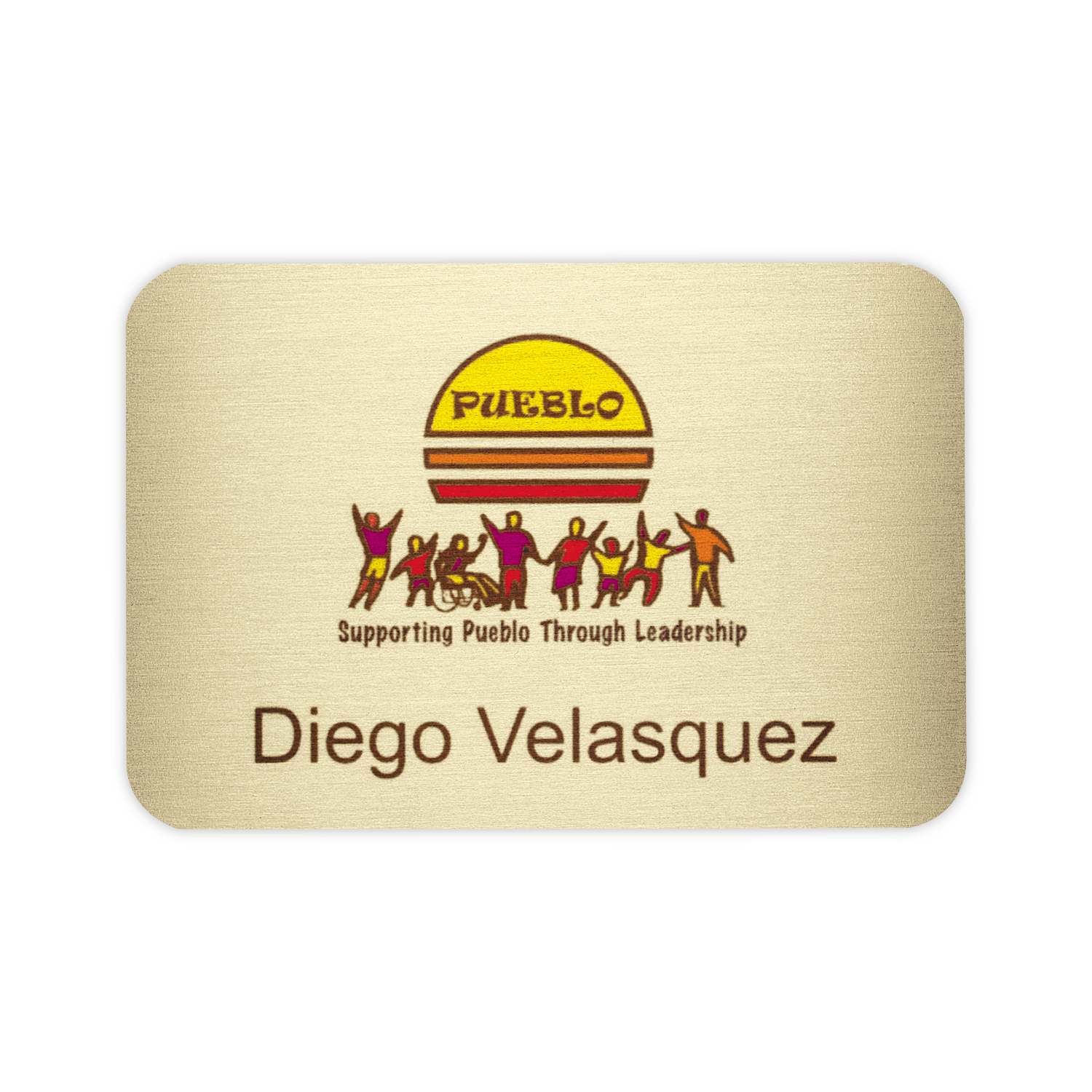 Picture of Savannah Metal Name Badge (Standard Size 2" x 3")