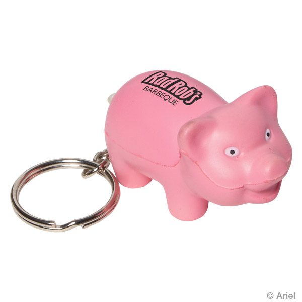 Picture of Pig Stress Reliever Key Chain
