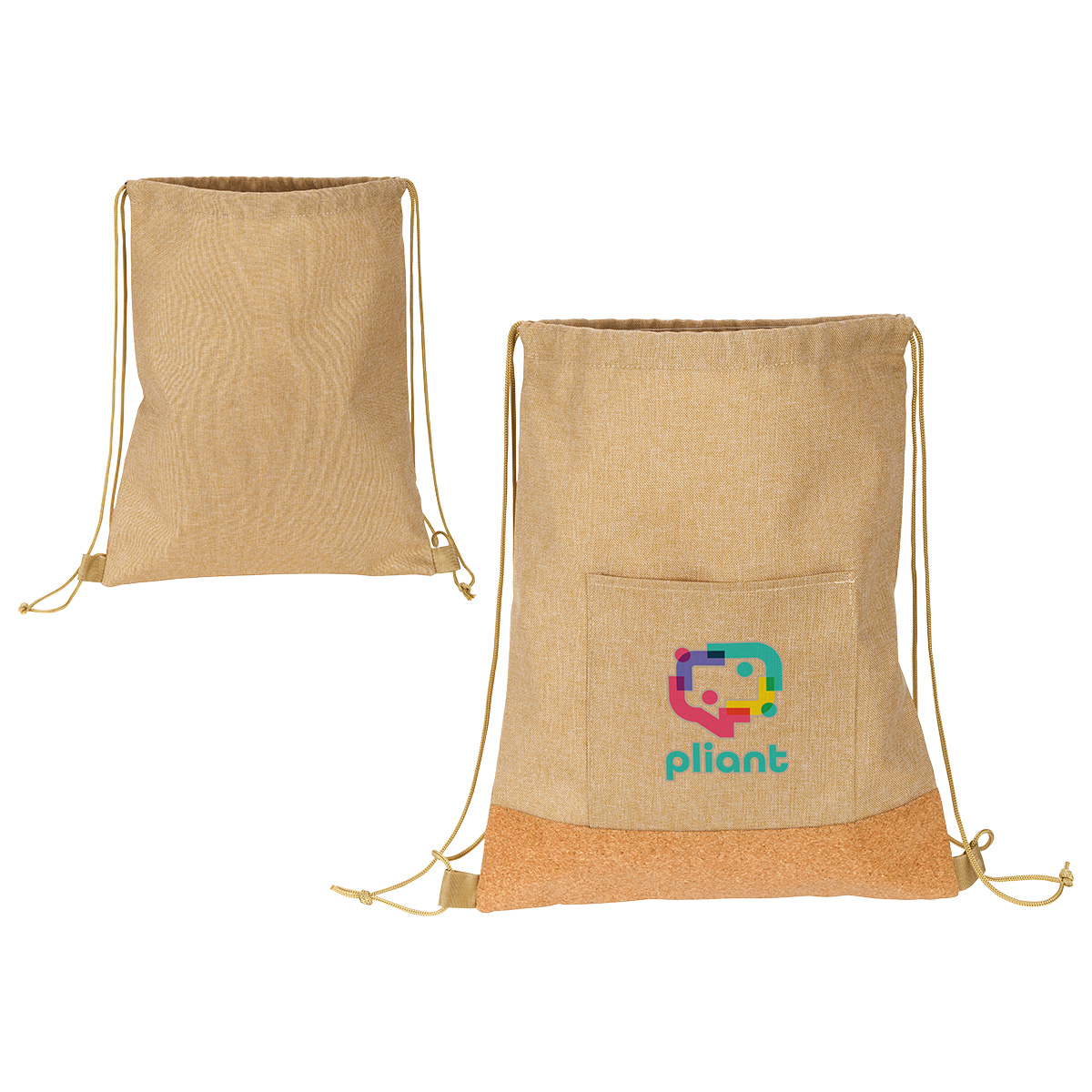 Picture of Carina RPET & Cork Drawstring Bag