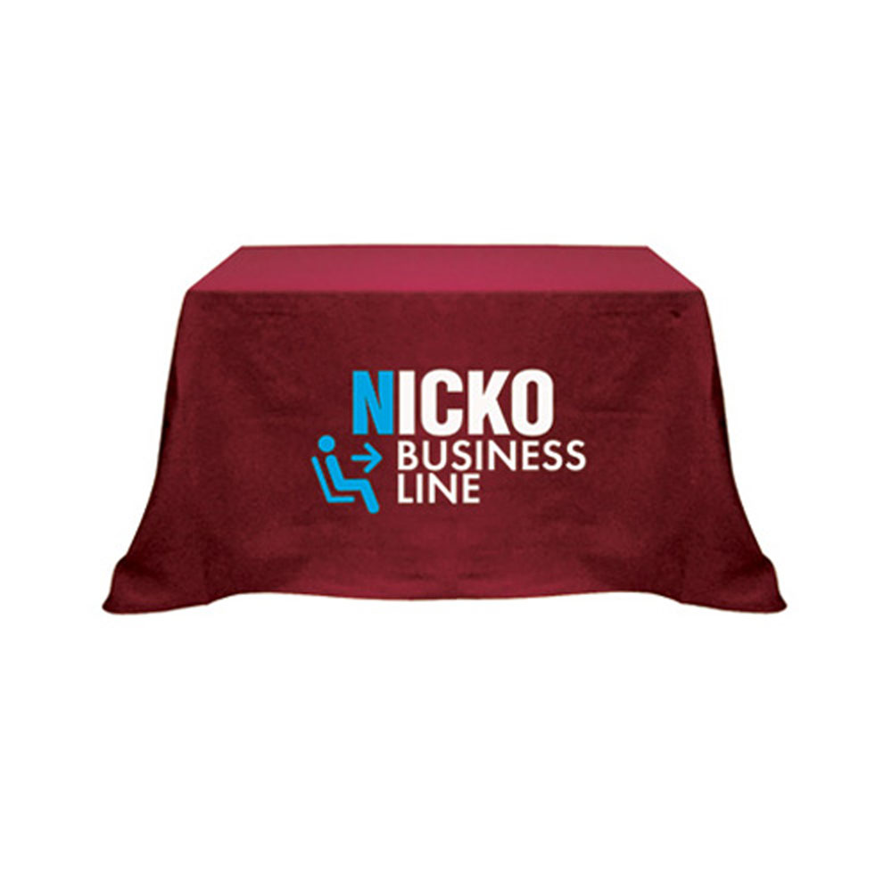 Picture of Flat 3-sided Table Cover - fits 4' standard table