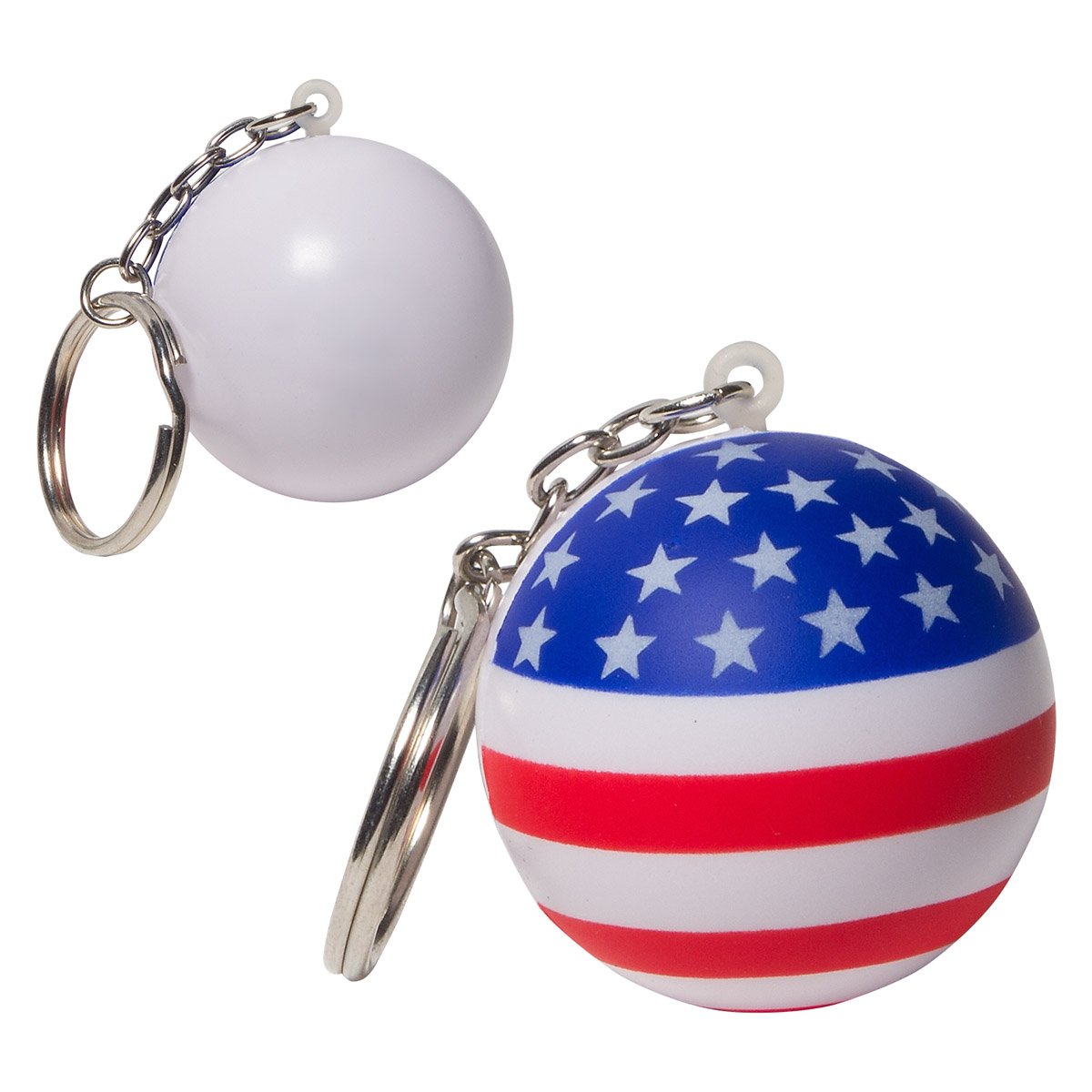 Picture of Patriotic Stress Ball Key Chain