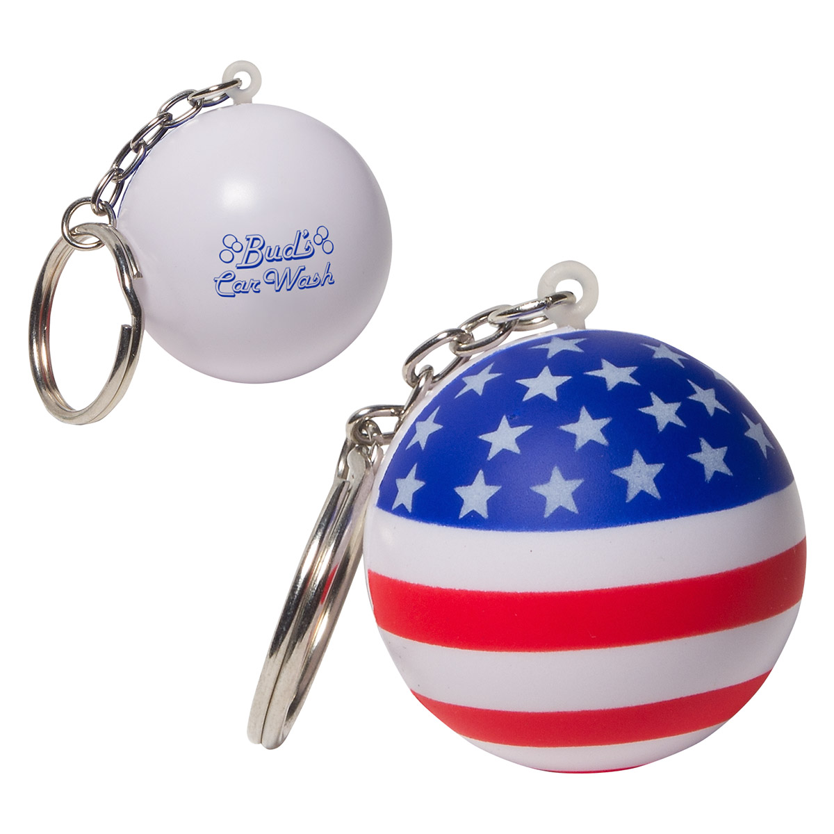 Picture of Patriotic Stress Ball Key Chain