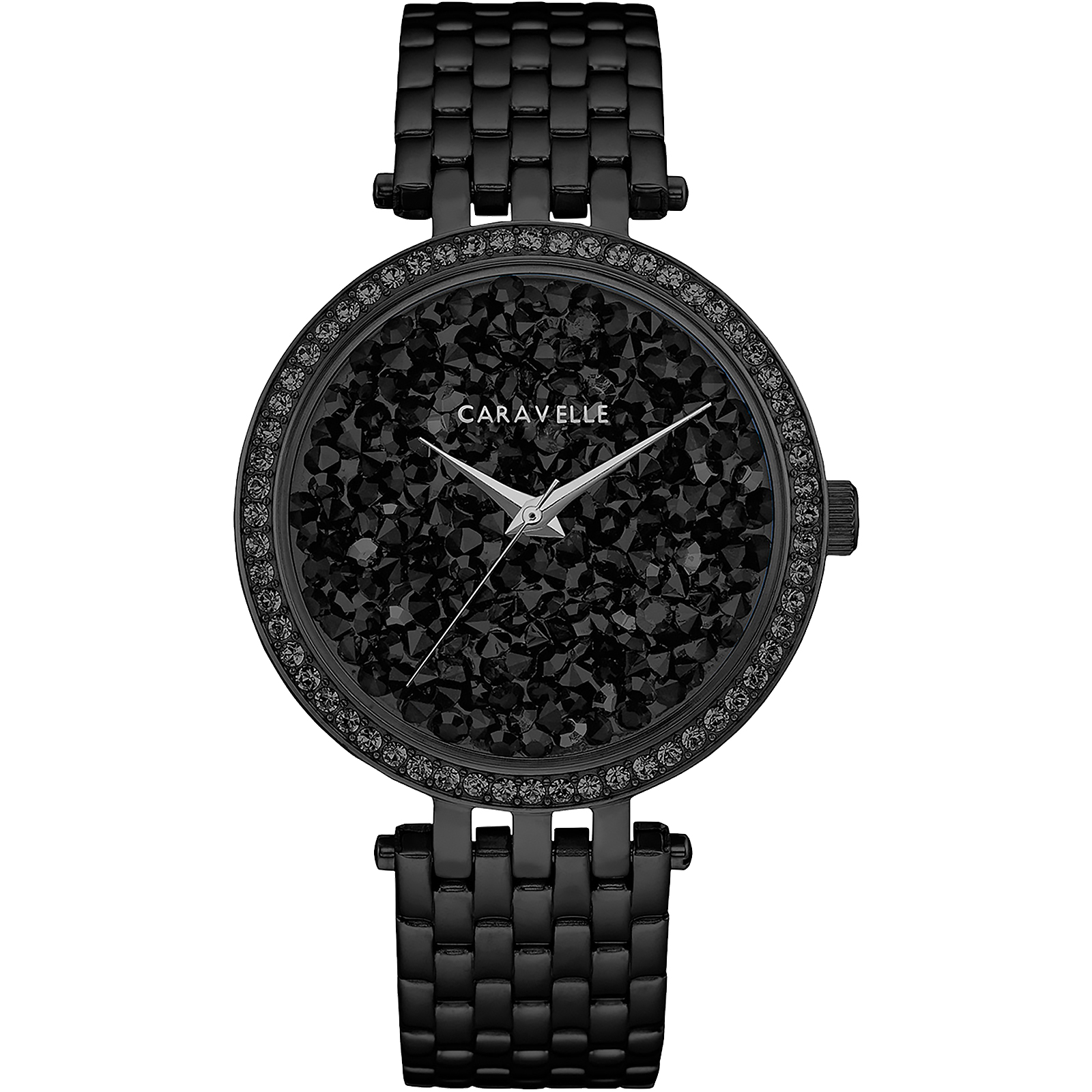 Picture of Caravelle by Bulova Women's Black Crystal Dial Watch
