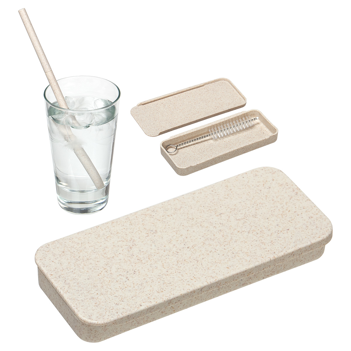 Picture of Eco Wheat Straw Kit With Cleaning Brush