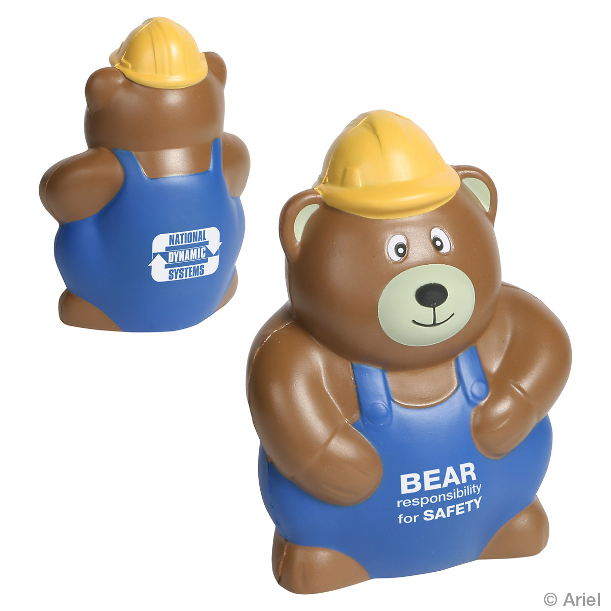 Picture of Construction Worker Bear Stress Reliever