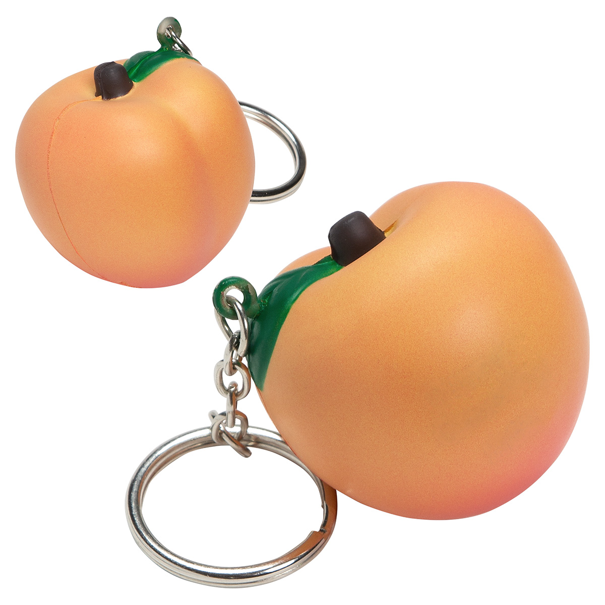 Picture of Peach Stress Reliever Key Chain