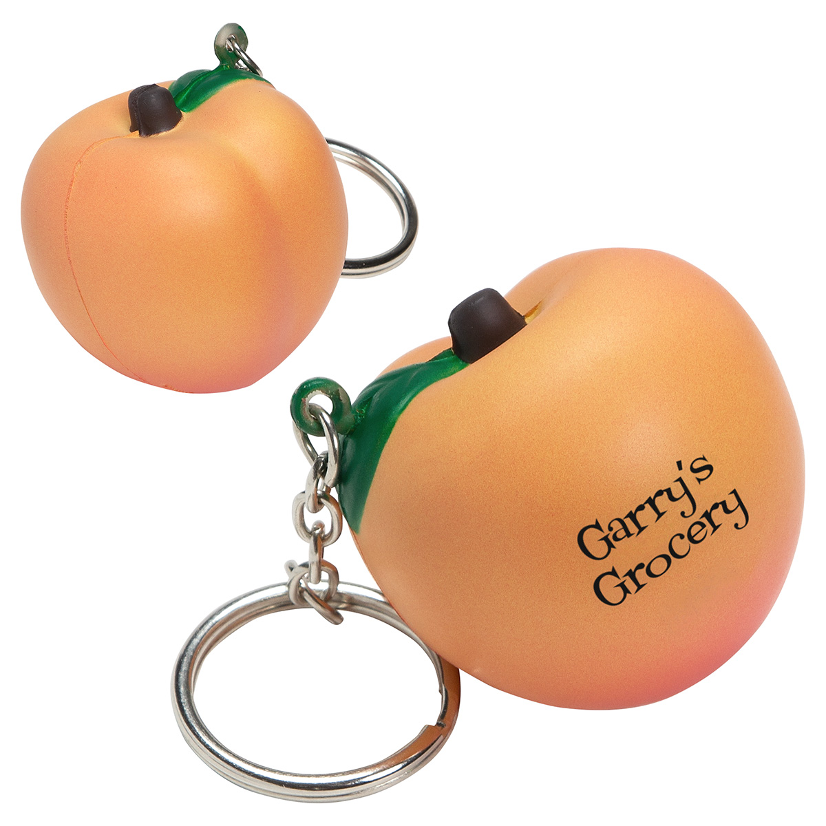 Picture of Peach Stress Reliever Key Chain