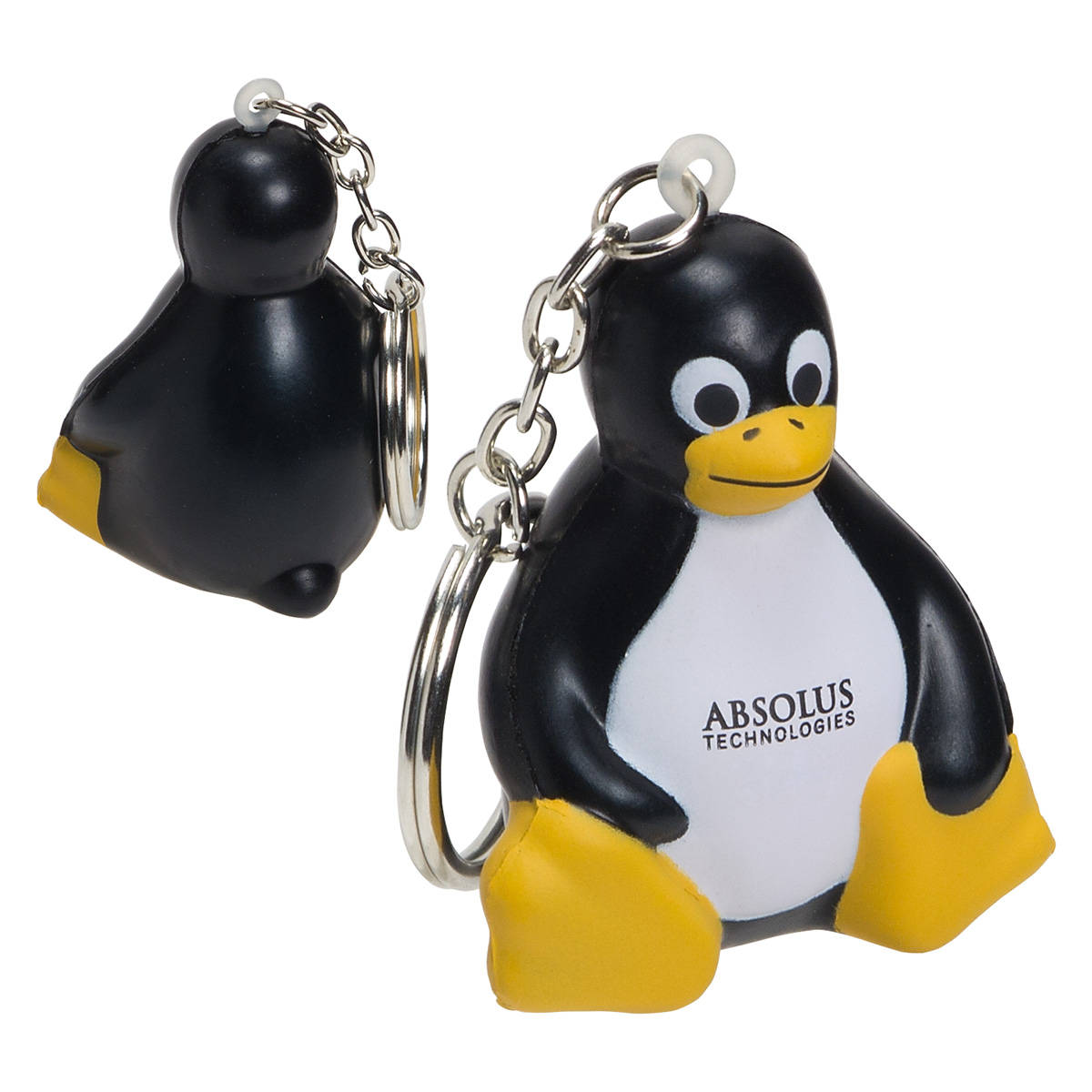 Picture of Sitting Penguin Stress Reliever Key Chain
