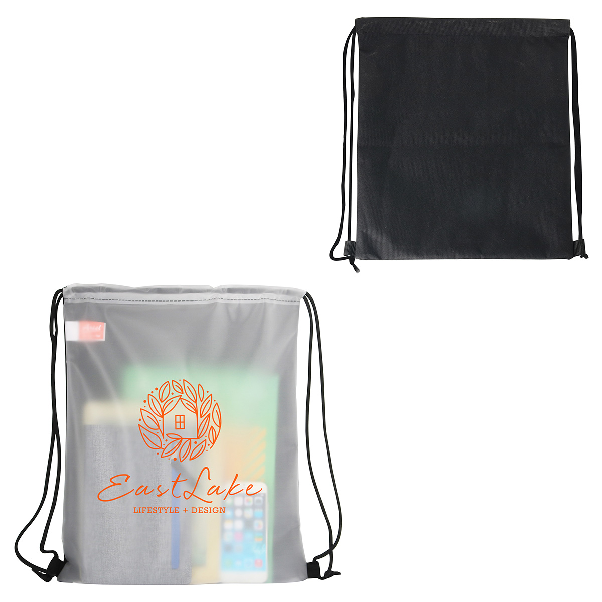 Picture of Pearl Soft-Touch Drawstring Bag