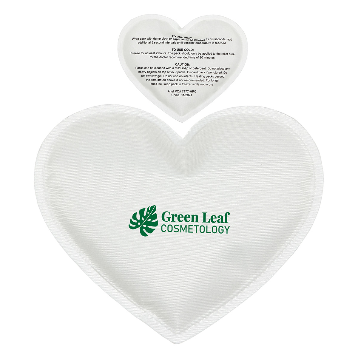 Picture of Heart Nylon-Covered Hot/Cold Pack