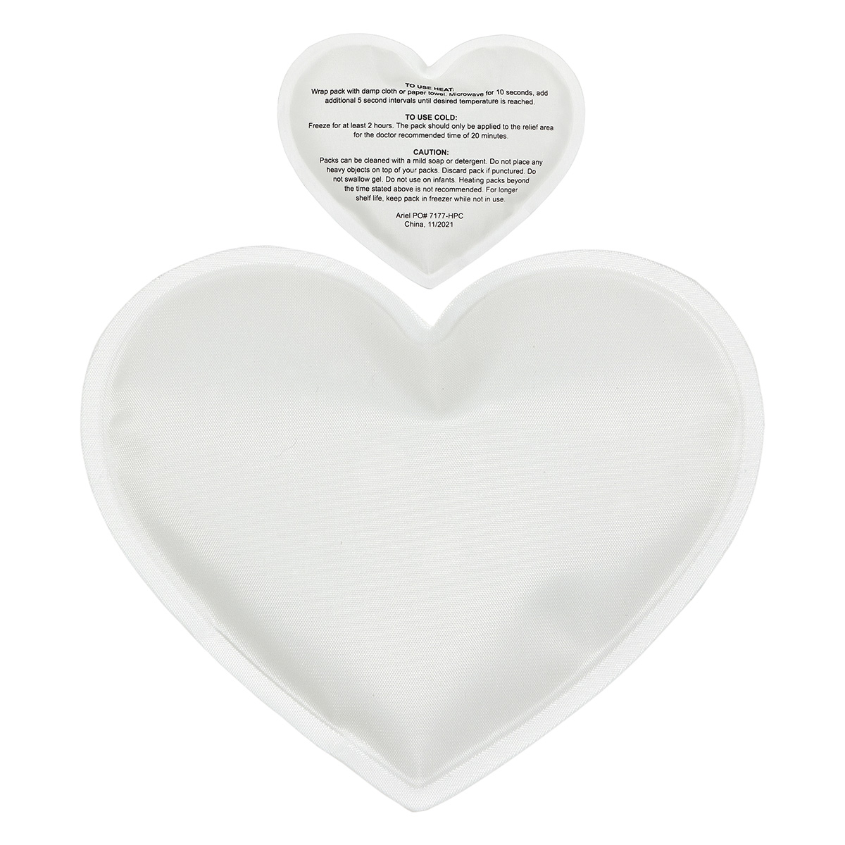 Picture of Heart Nylon-Covered Hot/Cold Pack