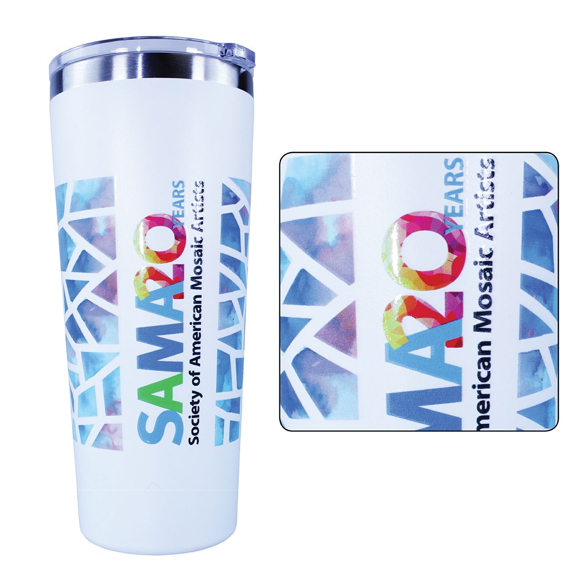Picture of 22 Oz. Memphis Tumbler w/Slide Lid (Full Color Digital Varnish)
